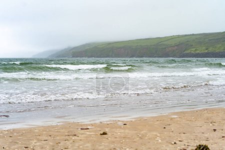 Inch beach, wonderful 5km long stretch of glorious sand and dunes, popular for surfing, swimming and fishing, located on the Dingle Peninsula, County Kerry, Ireland