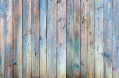 background of wooden planks with old paint Poster #650501768