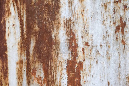 Photo for Background of old paint with metal corrosion - Royalty Free Image