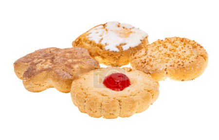 spanische Kekse isoliert auf weißem Hintergrund
