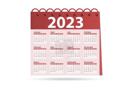 Téléchargez les photos : Calendrier de 2023 dans le concept de planification du temps - en image libre de droit