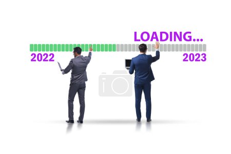 Photo for Concept of year 2023 loading with progress bar - Royalty Free Image