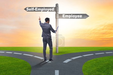 Konzept der Wahl von Selbstständigen gegenüber der Beschäftigung