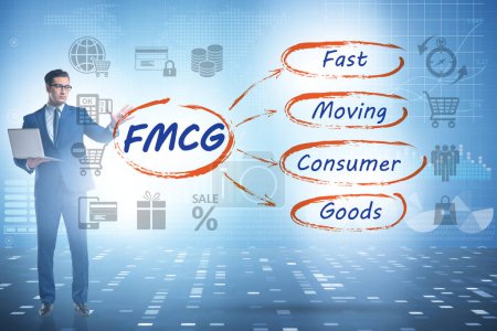 Téléchargez les photos : Concept FMCG de biens de consommation à circulation rapide - en image libre de droit