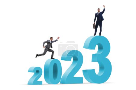 Téléchargez les photos : Concept de croissance avec l'année 2023 - en image libre de droit