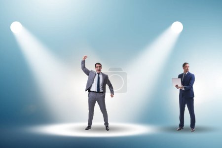 Photo for Business people under the spotlight concept - Royalty Free Image