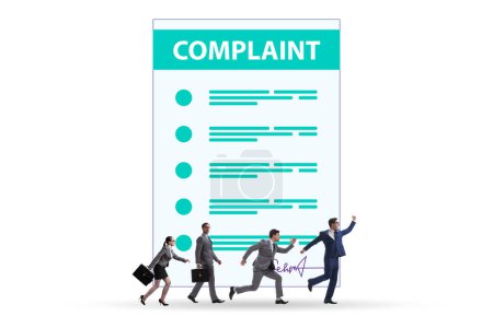 Photo for Business people in the customer complaint concept - Royalty Free Image