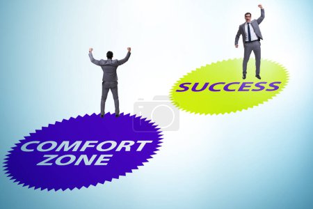 Photo for Concept of leaving comfort zone - Royalty Free Image