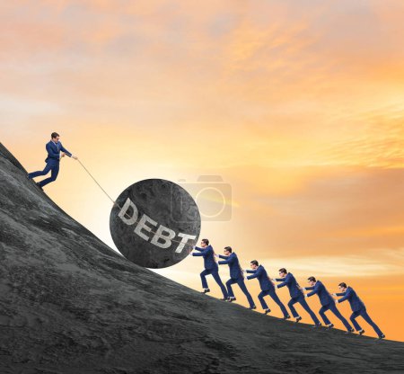 Photo for The concept of debt and loan - Royalty Free Image