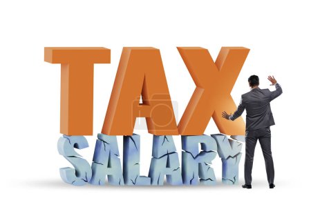 Téléchargez les photos : Concept d'impôt sur le revenu avec les grands mots - en image libre de droit