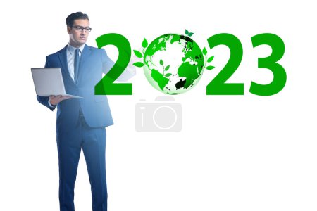 Foto de Año 2023 en el concepto ecológico - Imagen libre de derechos