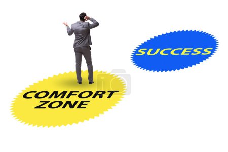 Photo for Concept of leaving comfort zone - Royalty Free Image