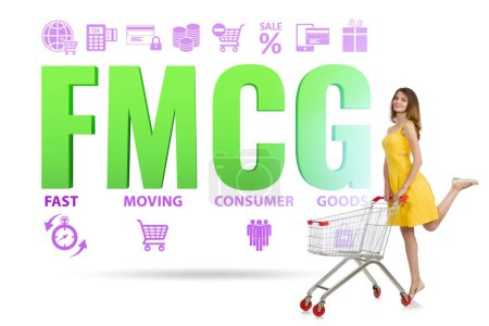 Téléchargez les photos : Concept FMCG de biens de consommation à circulation rapide - en image libre de droit