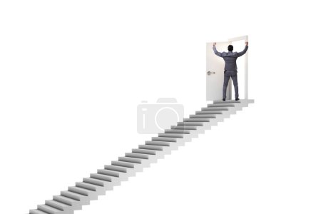 Foto de Concepto de las escaleras que conducen arriba - Imagen libre de derechos