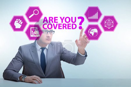 Photo for Insurance concept with question are you covered - Royalty Free Image