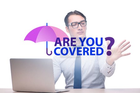 Insurance concept with question are you covered