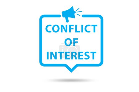Foto de Conflict of interest concept in the ethical business - Imagen libre de derechos