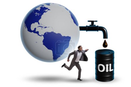 Photo for Concept of the global oil business - Royalty Free Image
