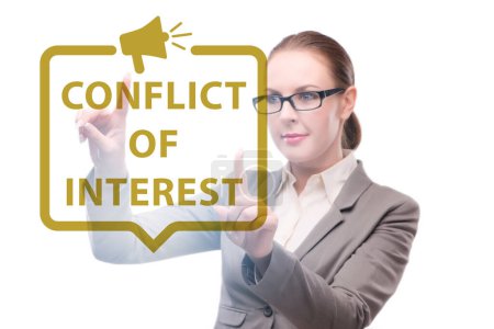 Foto de Conflict of interest concept in the ethical business - Imagen libre de derechos