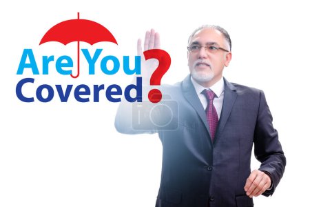Foto de Insurance concept with question are you covered - Imagen libre de derechos