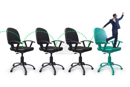 Photo for Promotion concept with the office chairs and businessman - Royalty Free Image