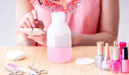 Die Beauty-Produkte Nagelpflege Tools Pediküre Nahaufnahme