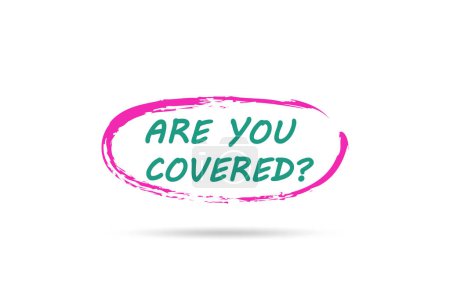 Foto de Comprehensive insurance concept with the question - Imagen libre de derechos