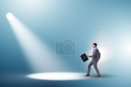 Photo for Business people under the spotlight concept - Royalty Free Image