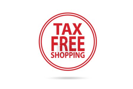 Photo for Tax free shopping conceptual stamp - Royalty Free Image