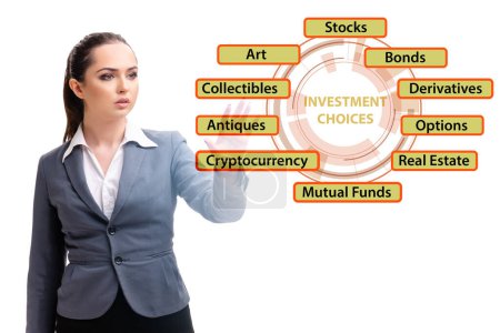 Foto de Concept of the various financial investment options - Imagen libre de derechos