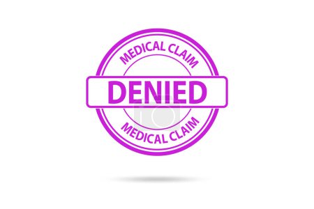 Foto de Concept of denying the medical insurance claim - Imagen libre de derechos