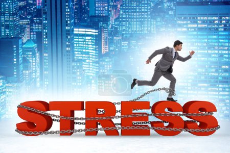 Concept of work related stress with the businessman