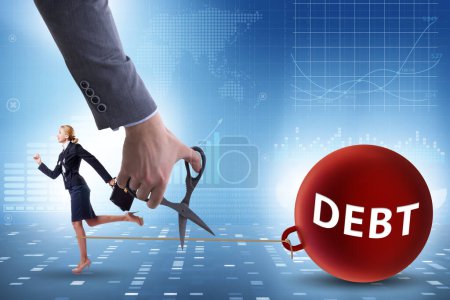 Concept of paying off all debts