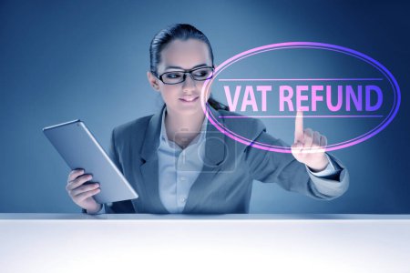 Téléchargez les photos : Taxe sur la valeur ajoutée - concept de déclaration TVA - en image libre de droit