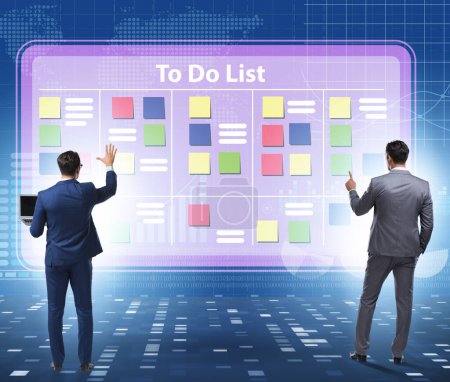 Photo for The concept of to do list with businessman - Royalty Free Image