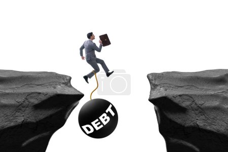 Photo for Debt and loan concept with the businessman - Royalty Free Image