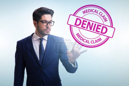 Photo for Concept of denying the medical insurance claim - Royalty Free Image