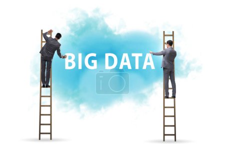 Photo for Big data concept with the business people - Royalty Free Image