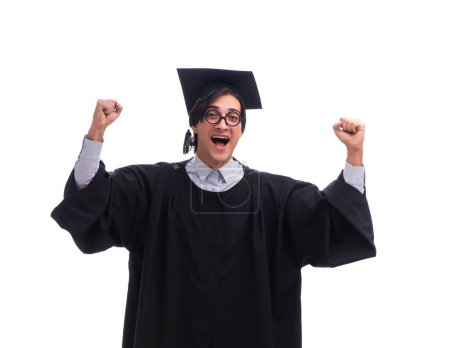 Photo for The young handsome man graduating from university - Royalty Free Image