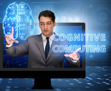 Foto de El concepto de computación cognitiva como tecnología moderna - Imagen libre de derechos