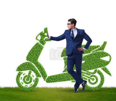 Photo for The green environmentally friendly vehicle concept - Royalty Free Image