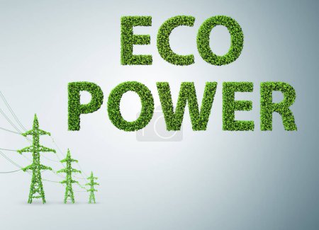 Foto de Empresario en el concepto de energía verde - Imagen libre de derechos