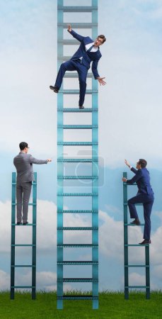 Photo for The employee being fired and falling from career ladder - Royalty Free Image