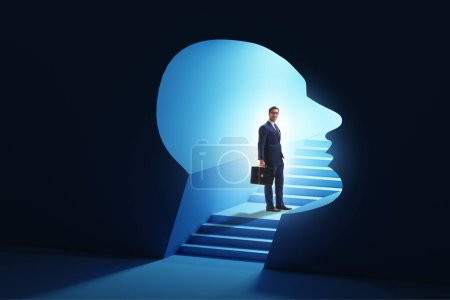 Photo for Businessman in the split personality concept - Royalty Free Image