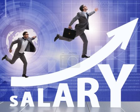 Photo for The concept of increasing salary with businessman - Royalty Free Image