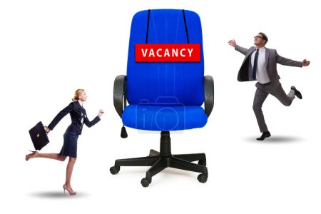 Téléchargez les photos : Concept de recrutement avec la chaise de bureau - en image libre de droit