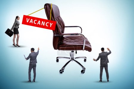 Photo for Recruitment concept with the office chair - Royalty Free Image
