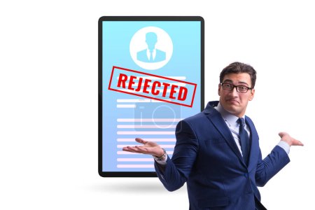 Photo for Man receiving the rejection notice on his cv - Royalty Free Image