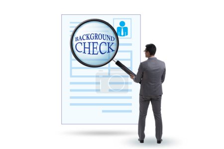 Photo for Concept of the background security check - Royalty Free Image