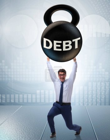 Photo for The business concept of debt and borrowing - Royalty Free Image